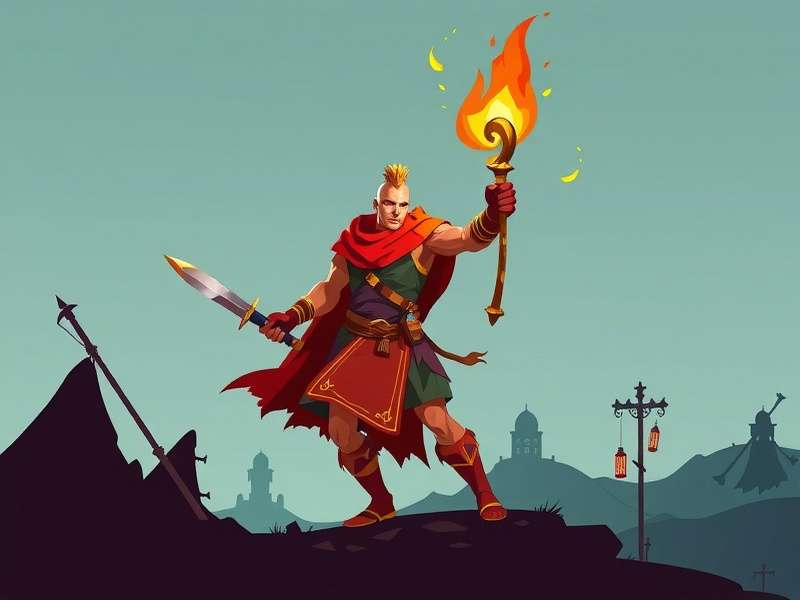 Torch Pepper Gladiator Game Art